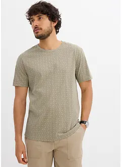 Gedessineerd T-shirt van biologisch katoen, bonprix