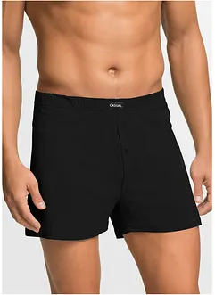 Wijde jersey boxershorts (set van 4), bonprix