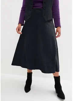 Wijd uitlopende jersey rok, bonprix