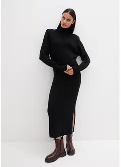 Gebreide jurk van merinowol, bonprix