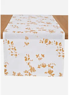 Tafelloper van biologisch katoen met glanzende print, bonprix
