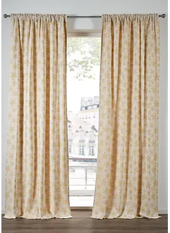 Jacquard gordijn van biologisch katoen (1 stuk), bonprix