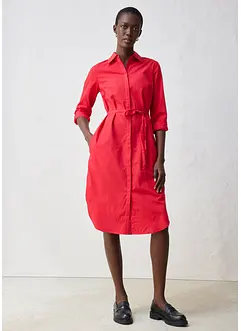 Overhemdjurk met zijde, bonprix