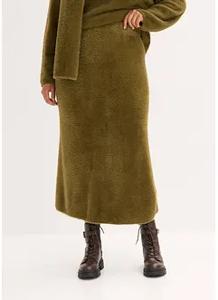 Gebreide rok van zachte verengaren, bonprix