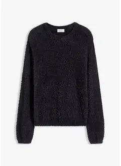 Trui in pluche look, bonprix