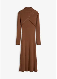 Gebreide jurk in een viscosemix, bonprix