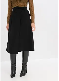 Midi rok van viscose-mix, bonprix