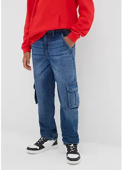 Loose fit thermojeans met jersey voering, straight, bonprix