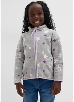 Heerlijk zacht fleece vest met contrasterende details, bonprix