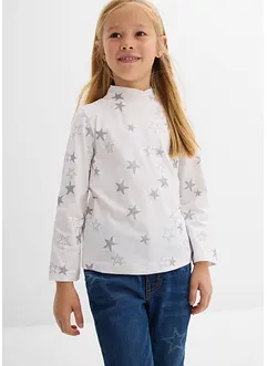 Longsleeve met elastisch biologisch katoen (set van 2), bonprix