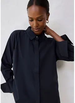 Blouse met zijde, bonprix