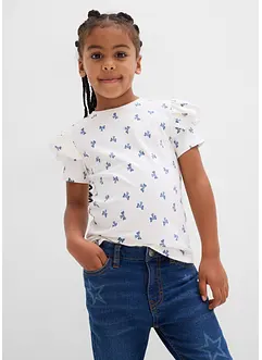 T-shirt van elastische organische katoenmix, bonprix