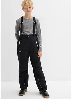 Waterdichte skibroek met bretels en reflecterende details, bonprix