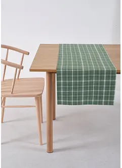 Tafelloper van biologisch katoen met een ruitmotief, bonprix