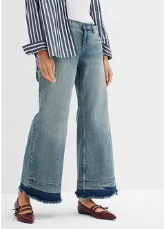 Wide leg jeans, mid waist, bonprix