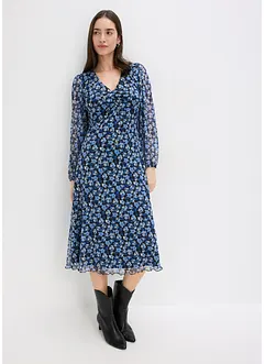 Midi jurk van mesh, bonprix