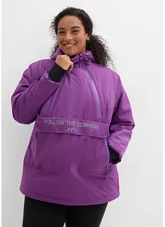 Outdoor jas met fleece voering, waterdicht, bonprix