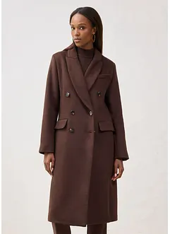 Lange blazerjas met wol, bonprix