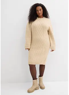 Gebreide midi jurk, bonprix