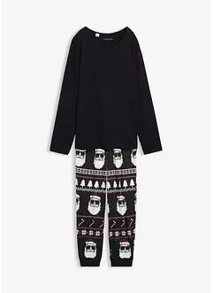 Pyjama van katoen met lange mouwen, bonprix