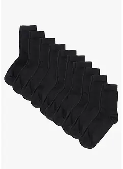 Basic sokken met biologisch katoen (10 paar), bonprix