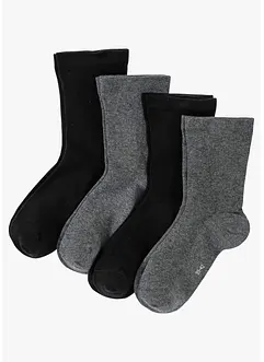 Sokken met niet-knellend boordje (4 paar), bonprix