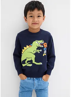 Fijngebreide trui van katoen, bonprix