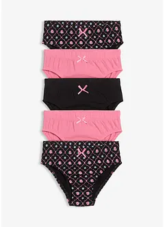 Slip met zacht biologisch katoen (set van 5), bonprix