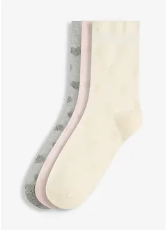 Huissokken met drukvrije boordjes, soft touch (set van 3), bonprix