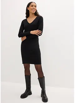 Jersey jurk van viscose (set van 2), bonprix