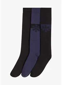 Thermo kniekousen met zacht frotté binnenin (3 paar), bonprix