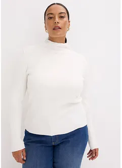 Geribde trui in een soepele viscosemix, bonprix