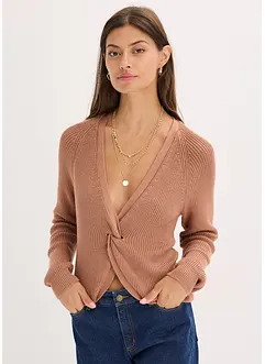 Geribde trui in een soepele viscosemix, bonprix