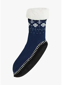 Huissokken met stroeve zool en teddy voering, bonprix