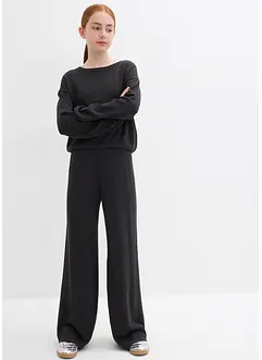 Shirt en broek in een zachte viscosemix (2-dlg. set), bonprix