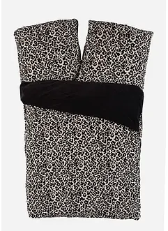 Dubbelzijdig dekbedovertrek  Cashmere Touch met luipaardprint, bonprix