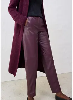 Leren broek van lamsnappa, bonprix