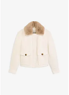 Winterjas in wollen look, bonprix