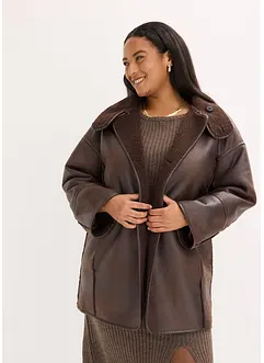 Imitatie lammy coat, bonprix