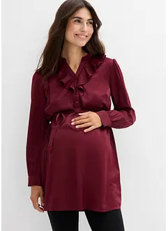 Zwangerschapsblouse van zacht satijn, bonprix