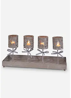 Kaarsenhouder voor 4 theelichten, bonprix