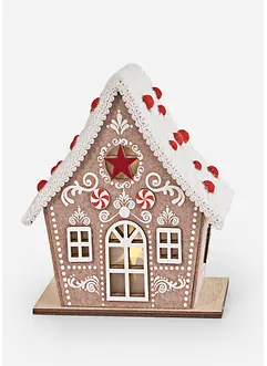 LED-ornament in de vorm van een koekhuisje, bonprix
