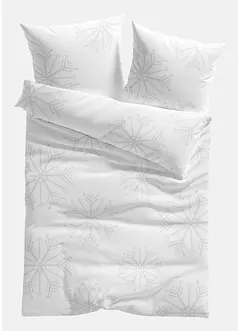 Dekbedovertrek met sneeuwvlokken, bonprix