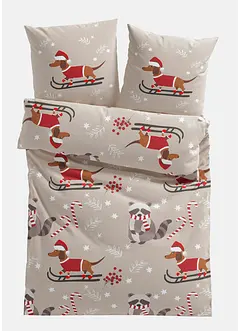 Dekbedovertrek met kerstmotief, bonprix