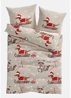 Dekbedovertrek met kerstmotief, bonprix