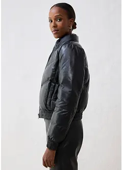 Leren jas van lamsnappa, bonprix