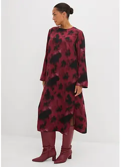 Midi jurk van satijn, bonprix