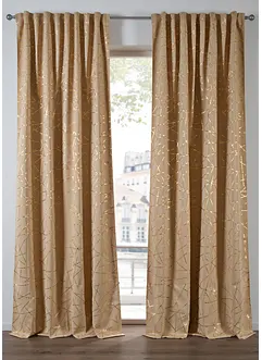 Verduisterend gordijn met glans, ook in extra lang (1 stuk), bonprix