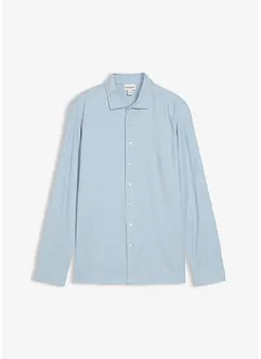 Flanellen business overhemd van puur katoen, slim fit, bonprix