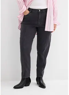 Stretch mom jeans, high waist, bonprix